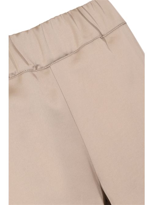 Pantalone palazzo in satin D. Exterior | 626638ARGI